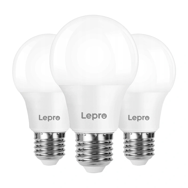 LEPRO 100089-WW-EU-3 LED Bulb, E27, A60, 8.5W (60W), 806 lm, 2700K (warm white), 180°, 3-pack