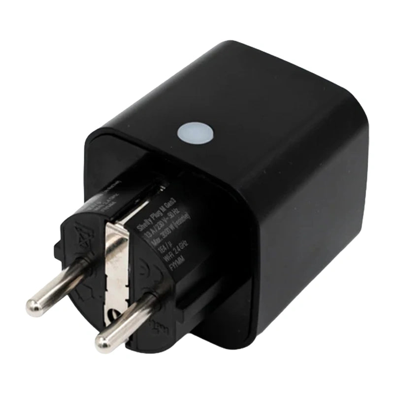 Shelly Plug M Gen3 Smart Outlet (Black)