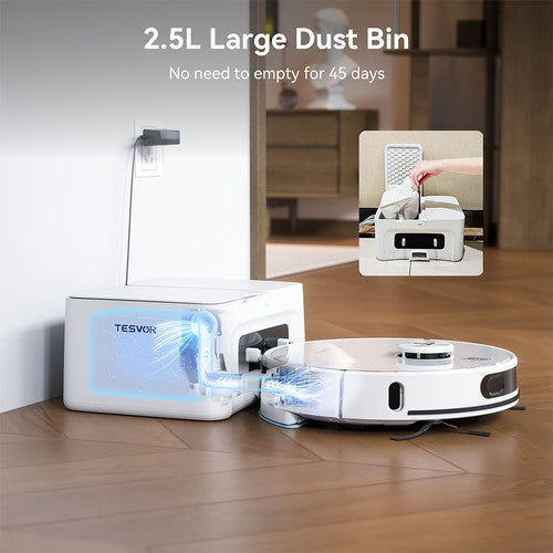 Tesvor S8 Max putekļsūcējs robots 8000 Pa