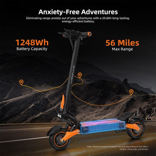Kugoo LX10+ Elektriskais skrejritenis, 2*1400W, 60V 20.8Ah