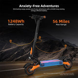 Kugoo LX10+ Elektriskais skrejritenis, 2*1400W, 60V 20.8Ah