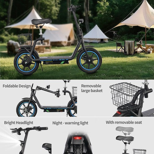 TWOFISH M5 Elite elektriskais skrejritenis, 500 W motors, 48V13Ah