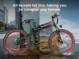 SAMEBIKE LO26 Plus 1000W jaudīgs saliekams elektriskais velosipēds