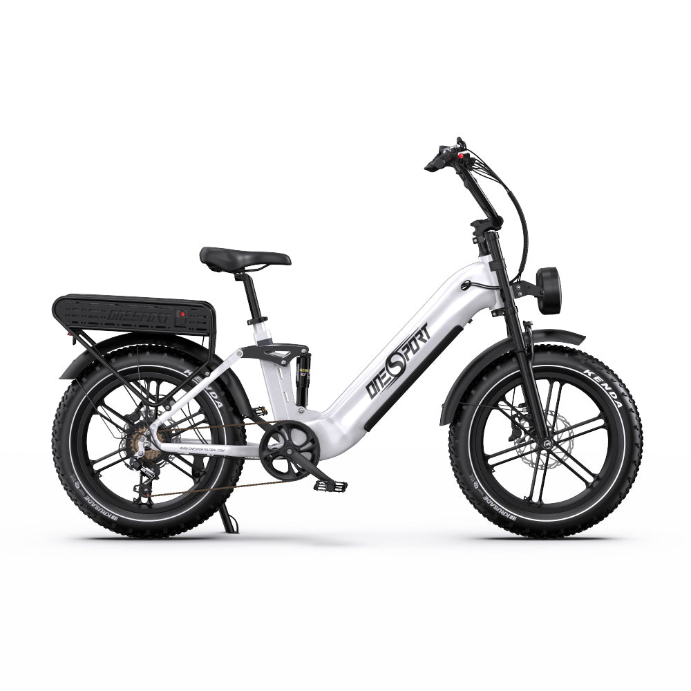 Oneport OT08 Pro pilnas amortizācijas elektriskais velosipēds 18Ah 2x