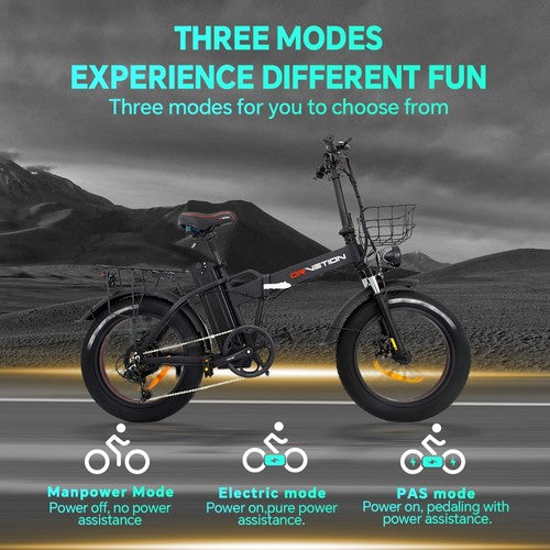 DRVETION AT20 Pro elektriskais velosipēds, 750 W BAFANG motors