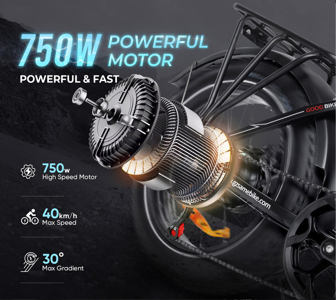 Samebike LOTDM200-II 750W elektriskais velosipēds