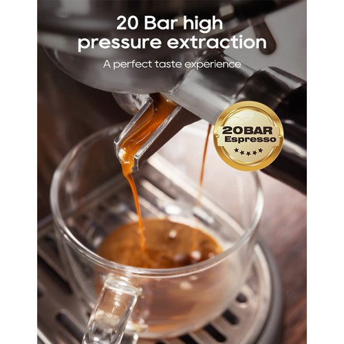 HiBREW H10B espresso kafijas automāts, 20 bāru ekstrakcijas spiediens