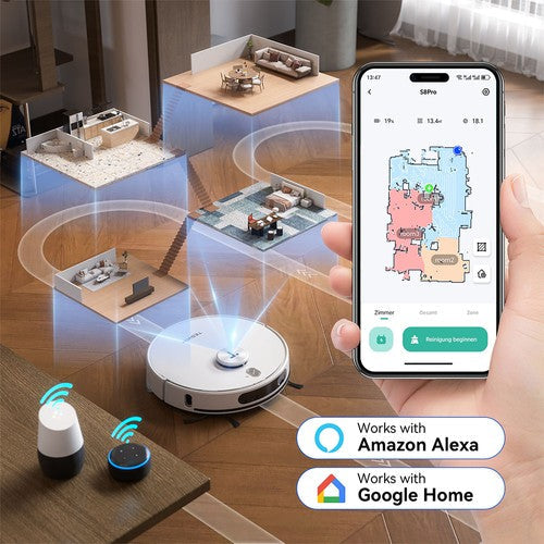 Tesvor S8 Max putekļsūcējs robots 8000 Pa