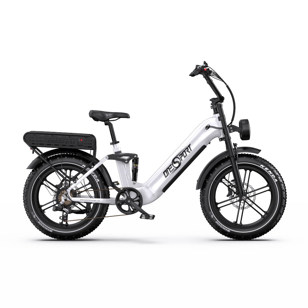Oneport OT08 Pro pilnas amortizācijas elektriskais velosipēds 18Ah 2x