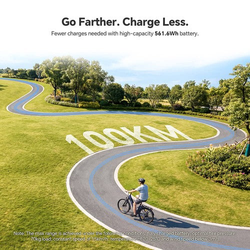Touroll Roamer 2 ST Step-Thru elektriskais velosipēds, 250W motors, 36V 15.6Ah