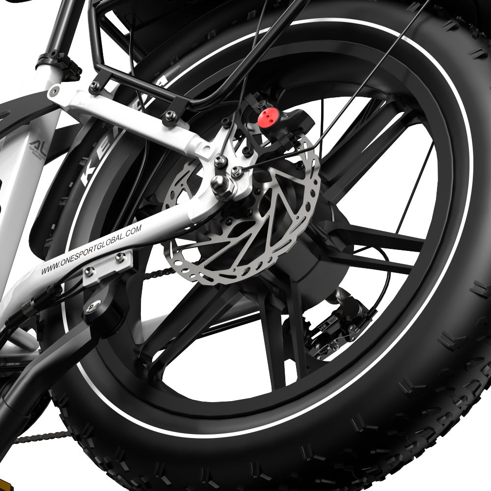 Oneport OT08 Pro pilnas amortizācijas elektriskais velosipēds 18Ah 2x