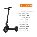 HX X9 PRO MAX elektriskais skrejritenis