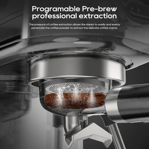 HiBREW H10B espresso kafijas automāts, 20 bāru ekstrakcijas spiediens
