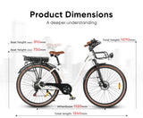 SAMEBIKE RS-A07 500W Elektriskais velosipēds