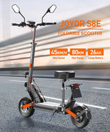 Joyor S8E elektriskais skrejritenis 800W motors, 48V, 26 Ah