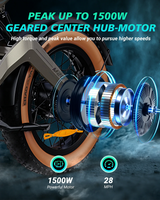 DYU M20 elektriskais velosipēds 750W