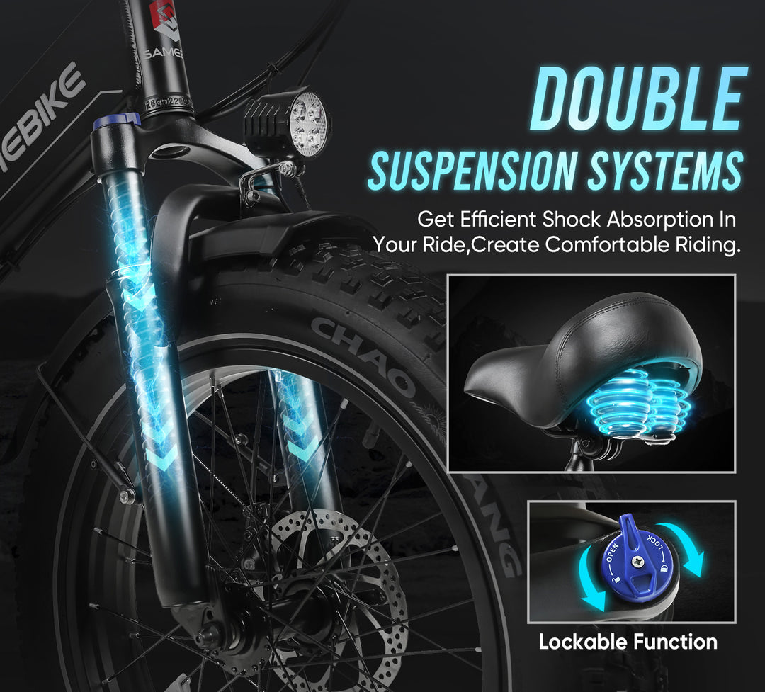 Samebike LOTDM200-II 750W elektriskais velosipēds