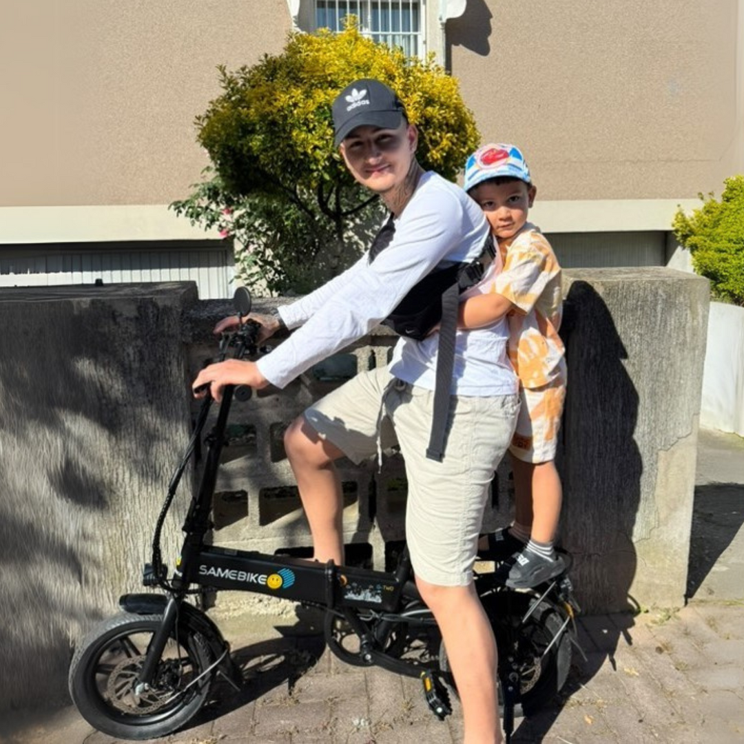 Samebike YINYU14 pārnēsājams elektriskais velosipēds