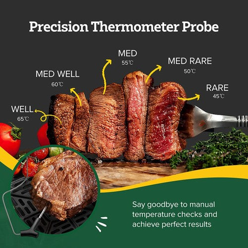CHEFREE AF500 1700 W 6,5 l karstā gaisa friteris ar viedo termometru
