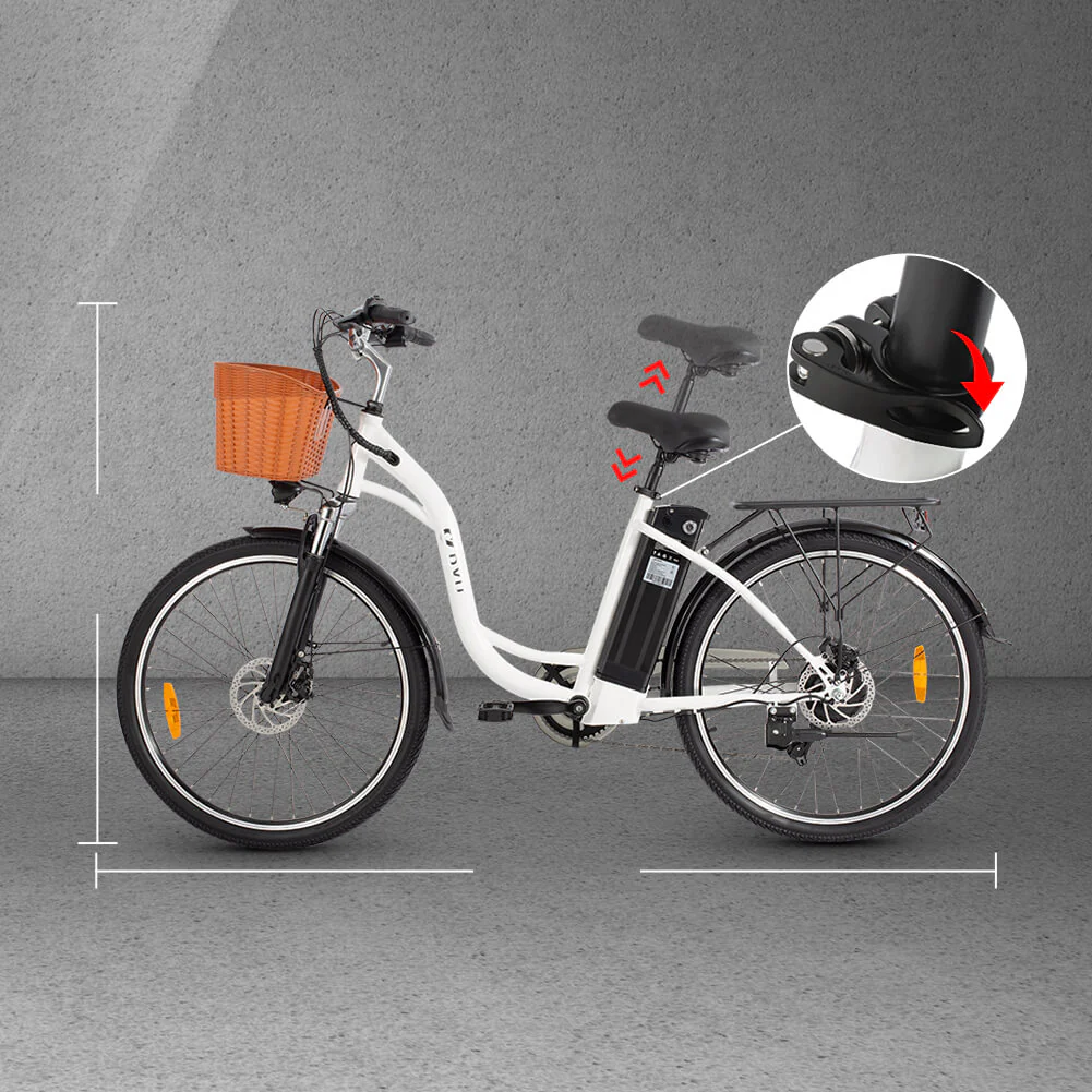 DYU C6 26 collu pilsētas elektriskais velosipēds